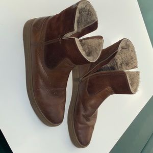 Frye shearling boots